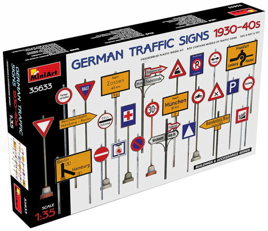Cover for MiniArt · 1/35 German Traffic Signs 1930-40's (9/21) * (Legetøj)