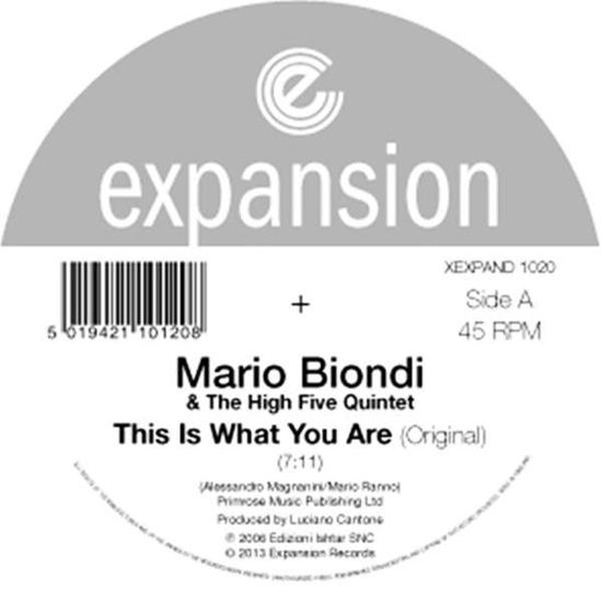 This Is What You Are - Mario Biondi - Musik - EXPANSION - 5019421101307 - 19. Februar 2014