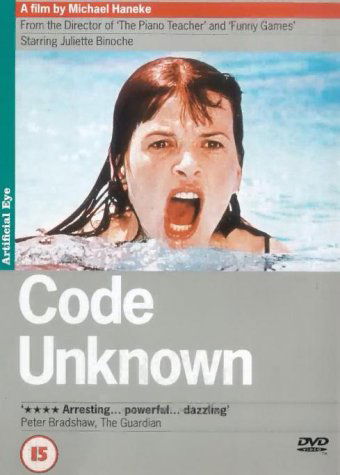 Code Unknown - Code Unknown - Películas - Artificial Eye - 5021866204307 - 19 de noviembre de 2001