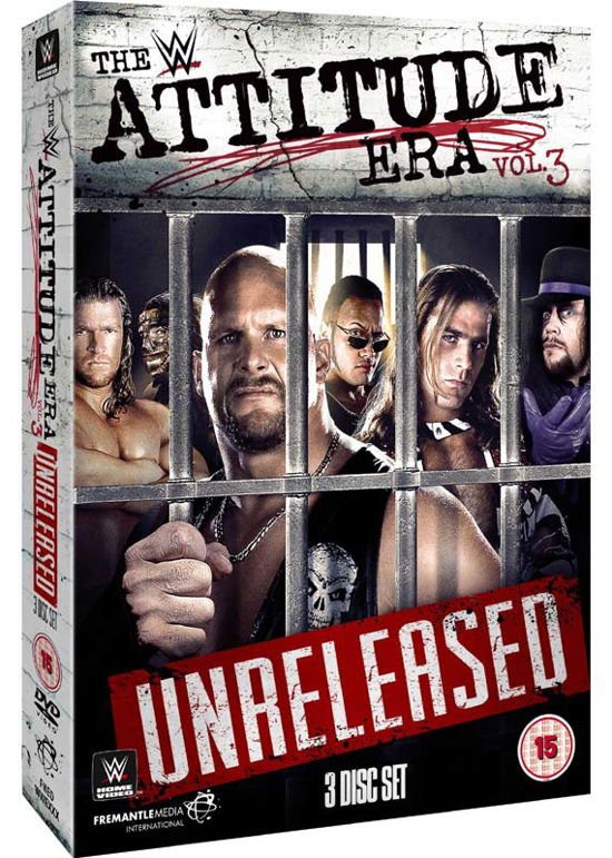 Cover for Wwe Attitude Era Vol.3  Unreleased · WWE - The Attitude Era - Volume 3 - Unreleased (DVD) (2016)