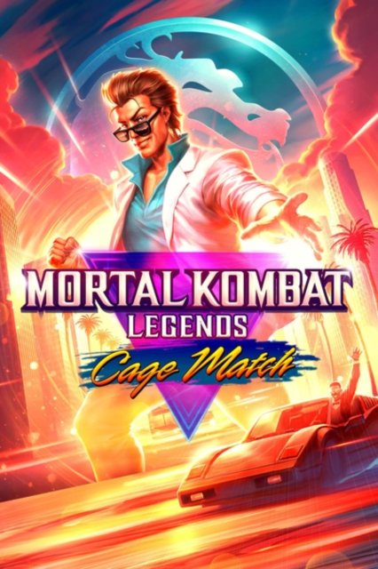 Cover for Mortal Kombat Legends Cage Match BD · Mortal Kombat Legends - Johnny Cage (Blu-ray) (2023)