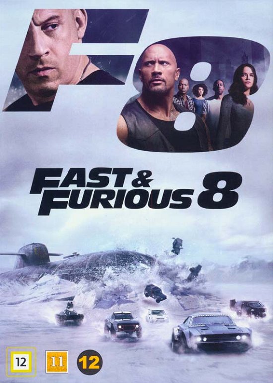 Cover for Vin Diesel / Michelle Rodriguez / Charlize Theron · Fast &amp; Furious 8 (DVD) (2017)