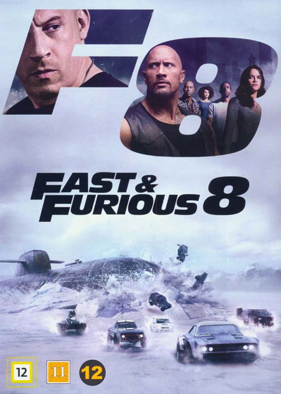 Fast & Furious 8 - Vin Diesel / Michelle Rodriguez / Charlize Theron - Movies - JV-UPN - 5053083123307 - August 31, 2017