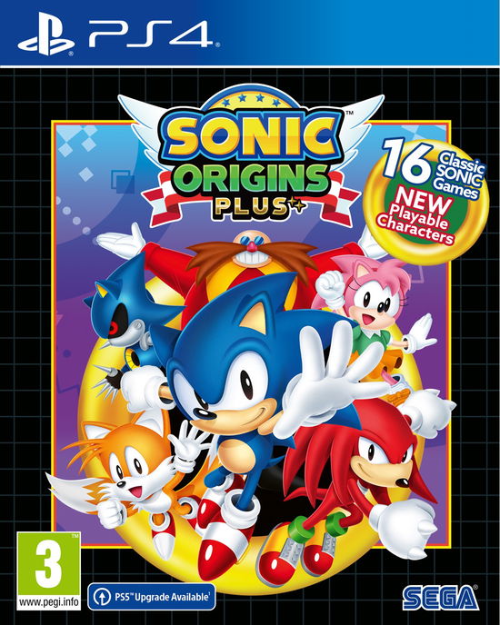 Sonic Origins Plus PS4 - Playstation 4 - Game - Sega - 5055277050307 - June 23, 2023