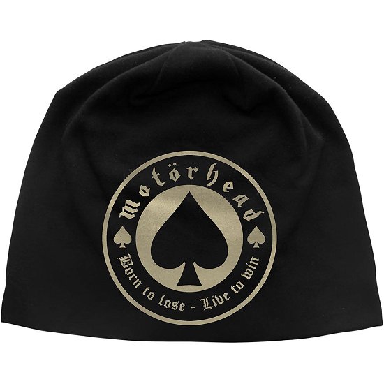 Motorhead Unisex Beanie Hat: Born to Lose - Motörhead - Merchandise -  - 5056170620307 - 