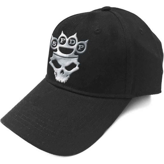 Cover for Five Finger Death Punch · Five Finger Death Punch Unisex Baseball Cap: Logo (Sonic Silver) (Klær) [Black - Unisex edition]