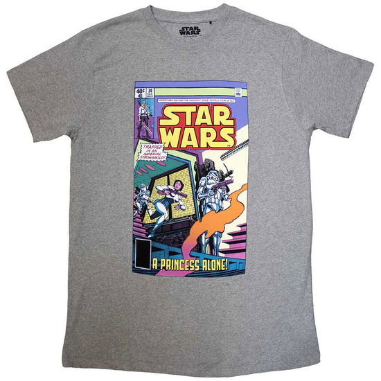 Star Wars Unisex T-Shirt: A Princess Alone Comic Cover - Star Wars - Merchandise -  - 5056737227307 - 