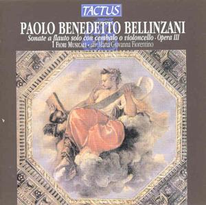 Sonatas for Solo Flute - Bellinzani / I Fiori Musicali / Loreggian - Música - TA - 8007194102307 - 1 de julho de 2003