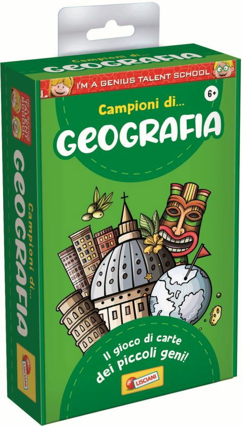 Cover for Lisciani: Piccolo Genio · Lisciani: Piccolo Genio - Campioni Di Geografia (Legetøj)