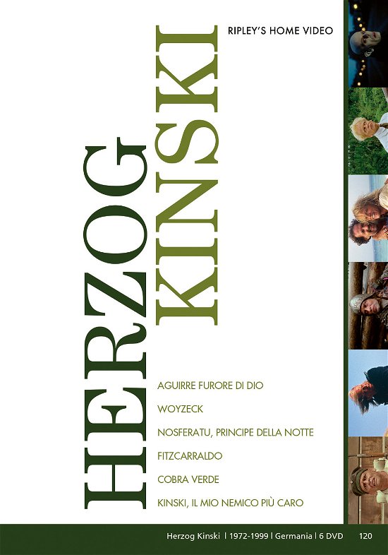 Cover for Herzog / Kinski Cofanetto (6 D · Herzog / Kinski Cofanetto (DVD) (2023)