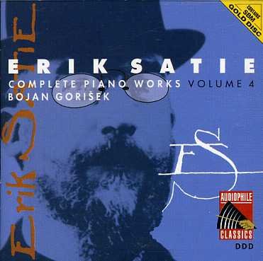 Satie: Complete Piano Works 4 - Satie / Gorisek,bojan - Musik - Audiophile Classics - 8712177018307 - 3. maj 2013