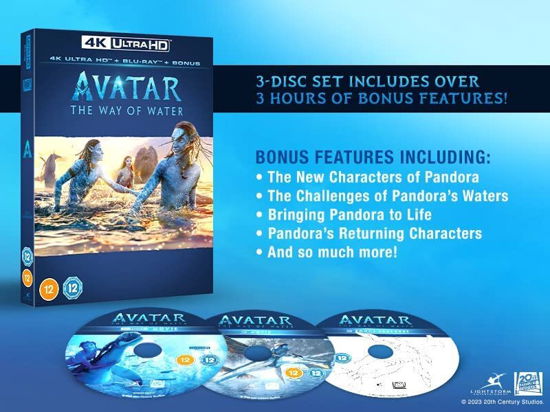 Cover for James Cameron · Avatar The Way Of Water (Blu-ray) (2023)