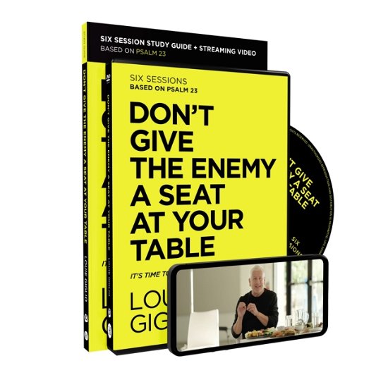 Cover for Louie Giglio · Don't Give the Enemy a Seat at Your Table Study Guide with DVD: It's Time to Win the Battle of Your Mind (Paperback Bog) (2022)