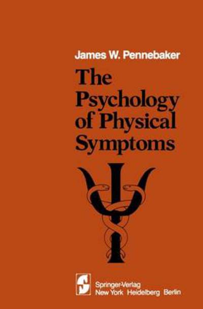 Cover for Pennebaker · The Psychology of Physical S (Book)