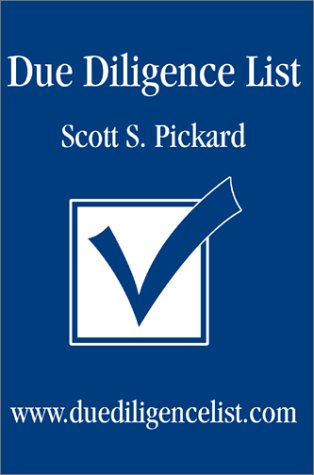 Cover for Scott Pickard · Due Diligence List: Www.duediligencelist.com (Paperback Book) (2002)