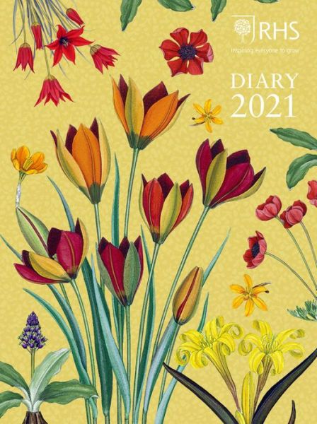 Cover for Royal Horticultural Society · Royal Horticultural Society Desk Diary 2021 (Hardcover Book) (2020)