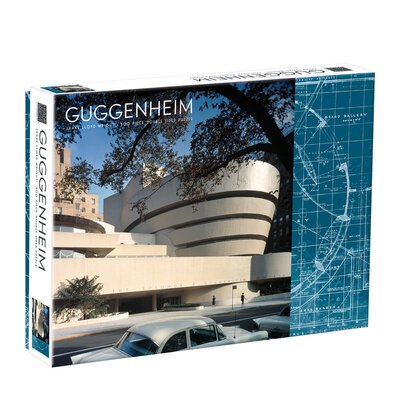Cover for Solomon R. Gugge Galison · Frank Lloyd Wright Guggenheim 2-Sided 500 Piece Puzzle (SPIL) (2020)
