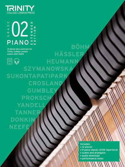 Cover for Trinity College London · Trinity College London Piano Exam Pieces Plus Exercises From 2021: Grade 2 - Extended Edition (Sheet music) (2020)