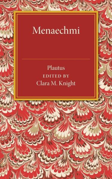 Cover for Plautus · Menaechmi (Paperback Book) (2015)