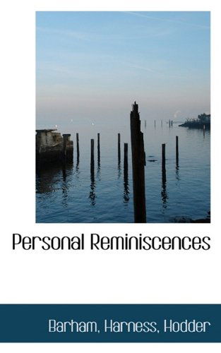 Cover for Barham · Personal Reminiscences (Hardcover Book) (2009)