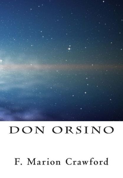 Cover for F Marion Crawford · Don Orsino (Paperback Book) (2012)