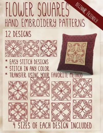 Cover for Stitchx Embroidery · Flower Squares Hand Embroidery Patterns (Paperback Book) (2017)