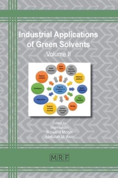 Cover for Inamuddin · Industrial Applications of Green Solvents (Paperback Bog) (2019)