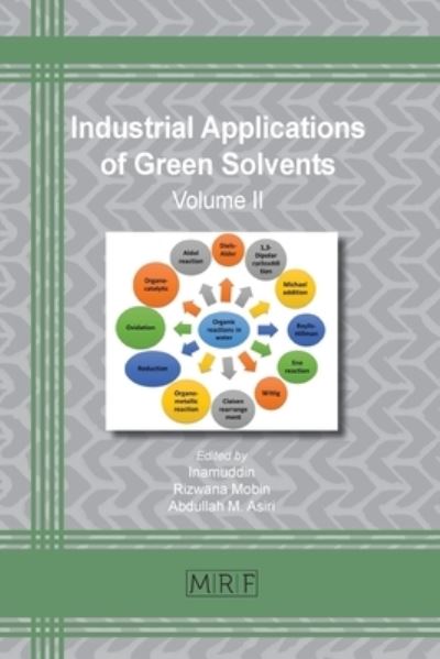 Cover for Inamuddin · Industrial Applications of Green Solvents (Paperback Book) (2019)