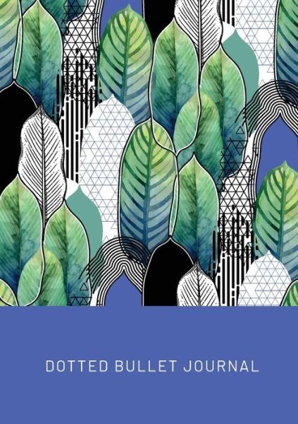 Blank Classic · Geometric Leaves - Dotted Bullet Journal: Medium A5 - 5.83X8.27 (Paperback Book) (2020)