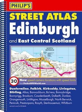 Cover for Philip's Maps · Philip's Street Atlas Edinburgh and East Central Scotland - Philip's Street Atlas (Spiral Book) (2010)