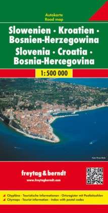 Slovenia - Croatia - Bosnia-Herzegovina Road Map 1:500 000 - Freytag-Berndt und Artaria KG - Books - Freytag-Berndt - 9783707904307 - 2018