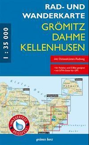 Cover for Verlag grünes Herz · Rad- und Wanderkarte Grömitz, Dahme, Kellenhusen 1:35 000 (Map) (2021)