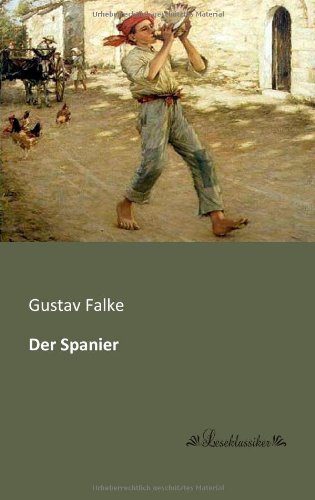 Cover for Gustav Falke · Der Spanier (Paperback Book) [German edition] (2013)