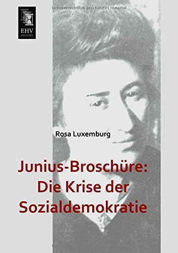 Junius-broschuere: Die Krise Der Sozialdemokratie - Rosa Luxemburg - Böcker - Ehv-History - 9783955644307 - 26 juni 2013