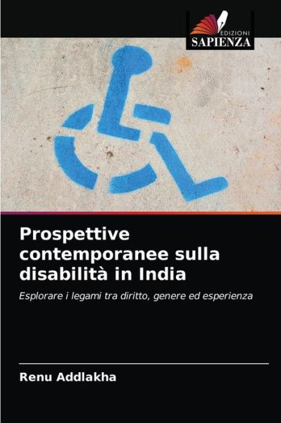 Cover for Renu Addlakha · Prospettive contemporanee sulla disabilita in India (Pocketbok) (2021)