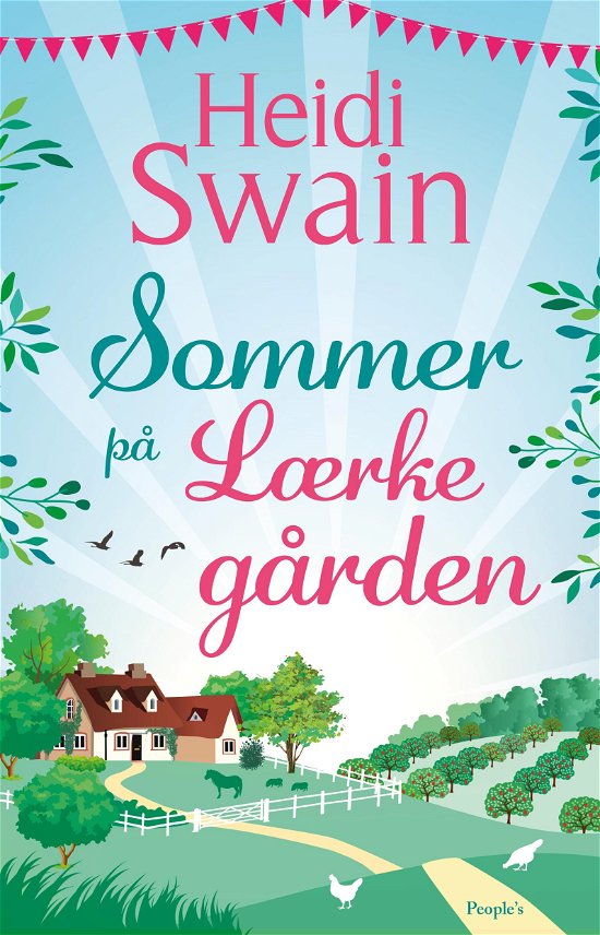 Cover for Heidi Swain · Sommer på Lærkegården (Sewn Spine Book) [1. Painos] (2024)