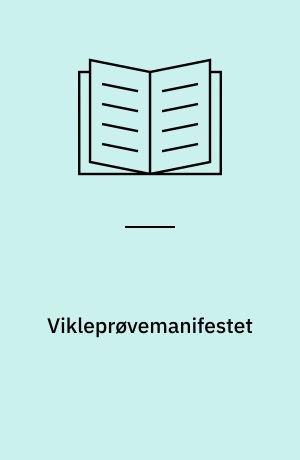 Cover for Astrid Skibsted · Vikleprøvemanifestet (Book) (2020)