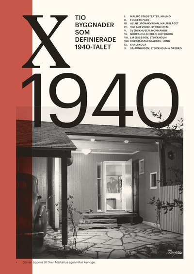 Cover for Tio byggnader som definierade 1940-talet (Gebundesens Buch) (2021)
