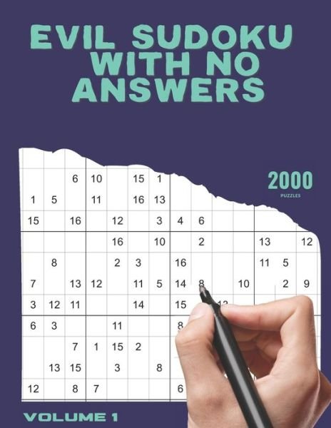 Cover for Roger Price · Evil Sudoku with no answers: 2000 Puzzles Volume 1 (Pocketbok) (2021)