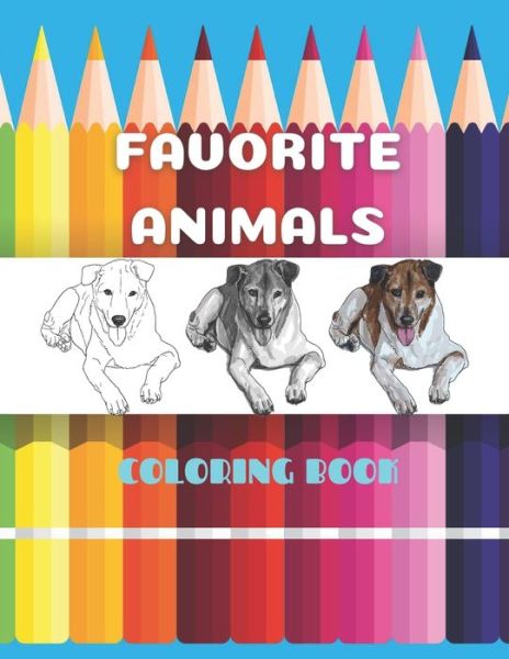 Cover for Faye Krige · Favorite Animals - Coloring Book (Paperback Book) (2020)