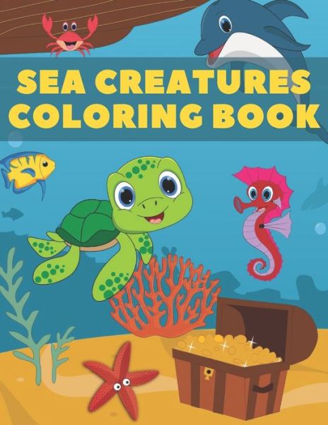 Cover for Rainbow Books · Sea Creatures Coloring Book (Paperback Book) (2020)