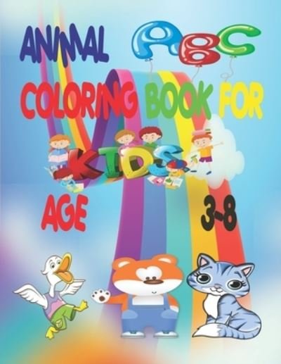 Cover for Coloring Book · Animal ABC Coloring Book for Kids Age 3-8 (Paperback Book) (2021)