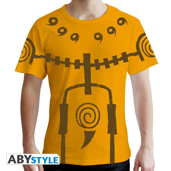 NARUTO SHIPPUDEN - Tshirt Chakra Mode man SS yel - T-Shirt Männer - Produtos - ABYstyle - 3700789274308 - 7 de fevereiro de 2019