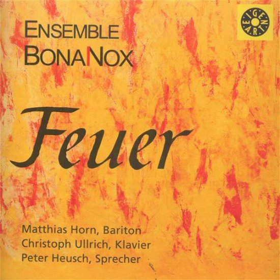 Cover for Ensemble Bonanox · Feuer (CD) (2012)