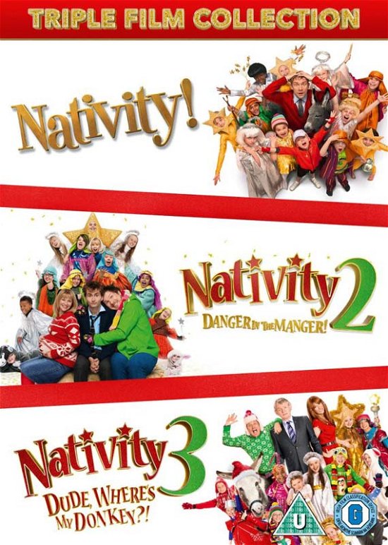 Cover for Nativity 13 DVD · Nativity / Nativity 2 - Danger In The Manger / Nativity 3 - Dude Wheres My Donkey (DVD) [Slimline edition] (2015)