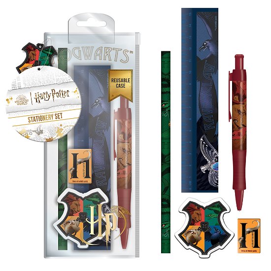 Cover for Harry Potter: Pyramid · Harry Potter (intricate Houses) Stationery Bag (Toys)