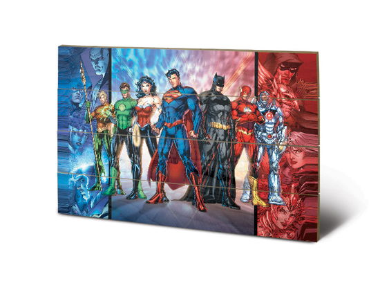 Cover for Wood Poster · DC COMICS - Wood Print 40X59 - Justice League Unit (MERCH) (2019)