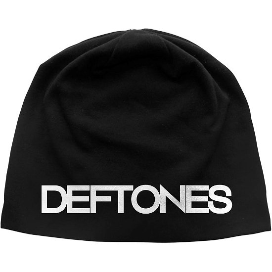 Cover for Deftones · Deftones Unisex Beanie Hat: Logo (CLOTHES) [Black - Unisex edition]