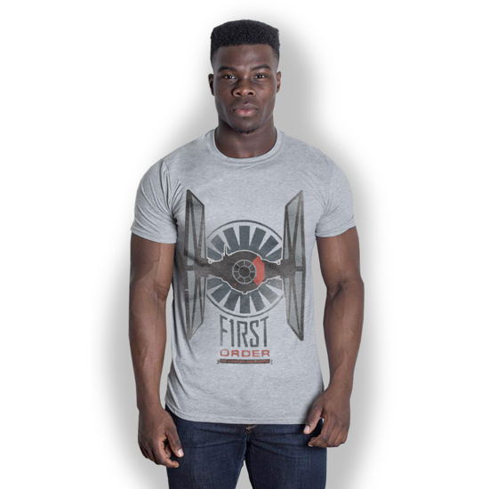 Star Wars First Order Distress Grey (T-Shirt Unisex Tg. S) - Star Wars - Andere - Bravado - 5055979919308 - 