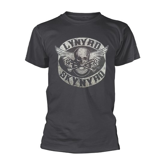 Cover for Lynyrd Skynyrd · Biker Patch (T-shirt) [size S] [Grey edition] (2018)